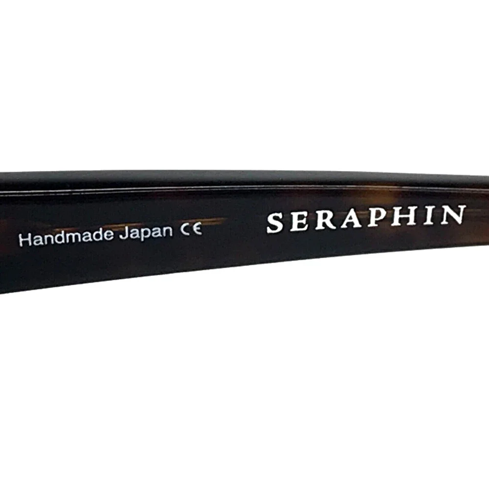Seraphin Eyeglasses Frames SALEM/8528 Dark Tortoise Floral Crystals 52-17-145